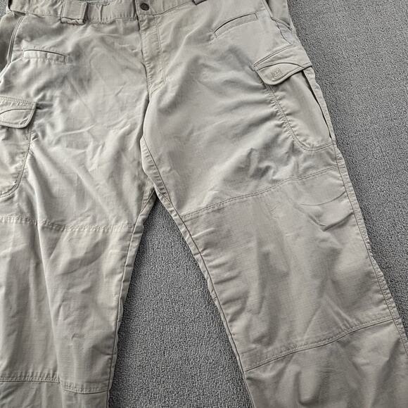 5.11 Tactical Pants Adult Size 42W 42L Tan Cargo Workwear Training Casual Men's - Picture 4 of 12
